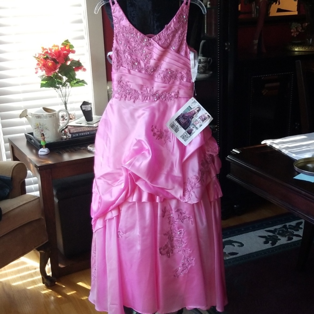 PINK GIRLS DRESS